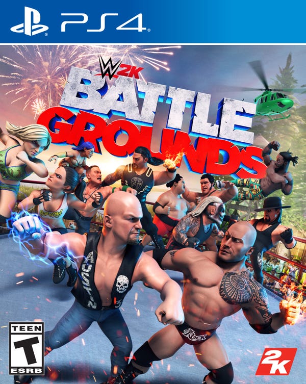 WWE 2K Battlegrounds,2K, PlayStation 4, 710425575969