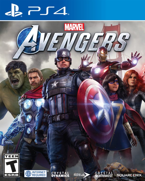 Walmart Exclusive: Marvel Avengers, Square Enix, PlayStation 4, 662248923284