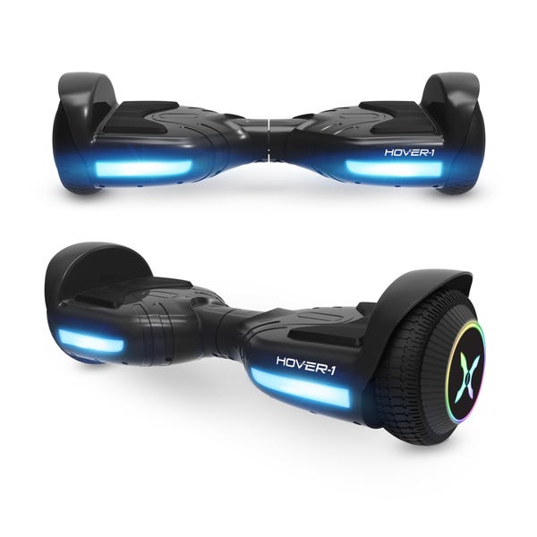 Hover-1 Nova Hoverboard, LED Wheels, LED Headlights,160 Max Weight, 7 MPH, 6 Mile Distance