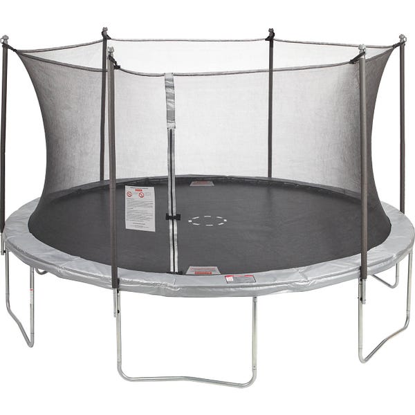 AGame 12 ft Round Trampoline with Enclosure