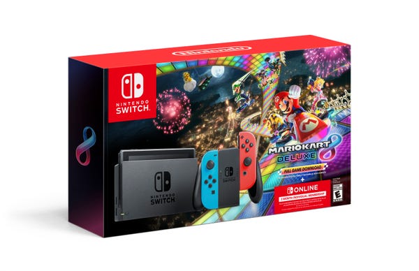 Nintendo Switch™ w/ Neon Blue & Neon Red Joy-Con™ Bundle