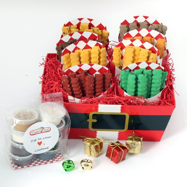 Santa Cookie Fries Basket – 8 Cartons