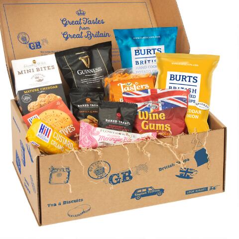British Snacks Food Gift Box