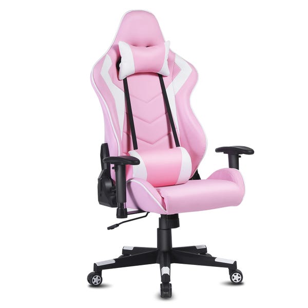 High-Back Swivel Gaming Chair Recliner Racing Style Ergonomic Office Desk Reclining Chair with Headrest and Lumbar Support