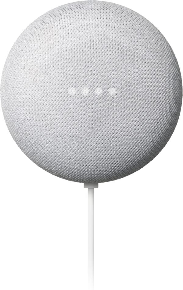 Nest Mini (2nd Generation) Smart Speaker with Google Assistant - Chalk