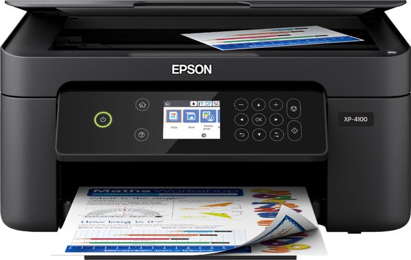 Epson - Expression Home XP-4100 Wireless All-In-One Inkjet Printer - Black