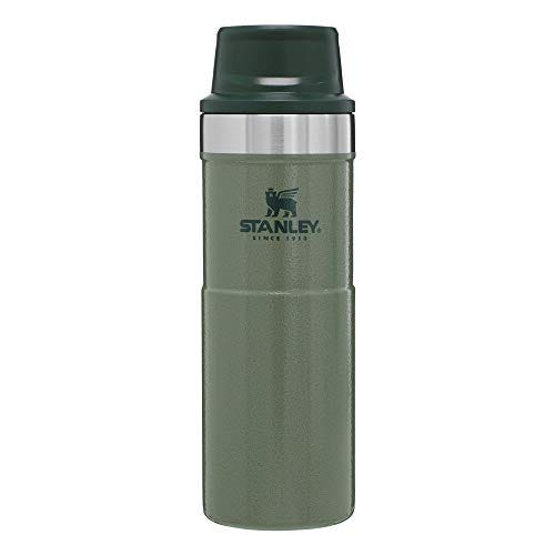 Stanley Classic Trigger Action Travel Mug 16 oz –Leak Proof + Packable Hot & Cold Thermos – Double Wall Vacuum Insulated Tumbler for Coffee, Tea & Drinks – BPA Free Stainless-Steel Travel Cup