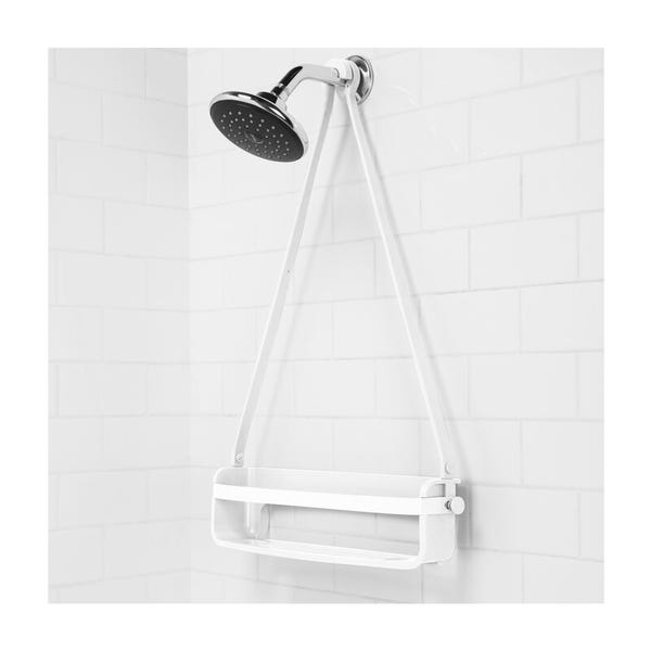 YASONIC Hanging Shower Caddy Over Shower Head with 10 Hooks for