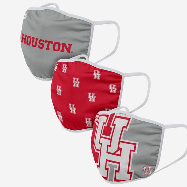 Houston Cougars 3 Pack Face Cover