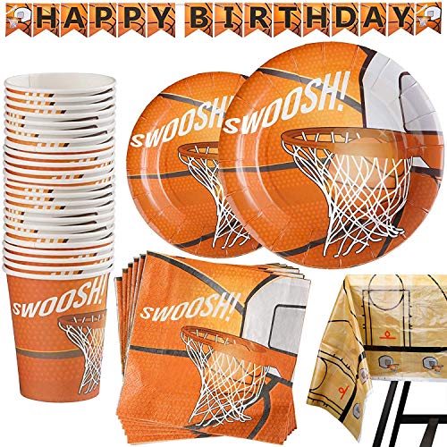 Basketball Party Supplies Set