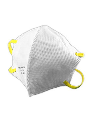 Makrite Triple-Layer Disposable Flat Fold N95 Respirator Mask (40 Respirators)