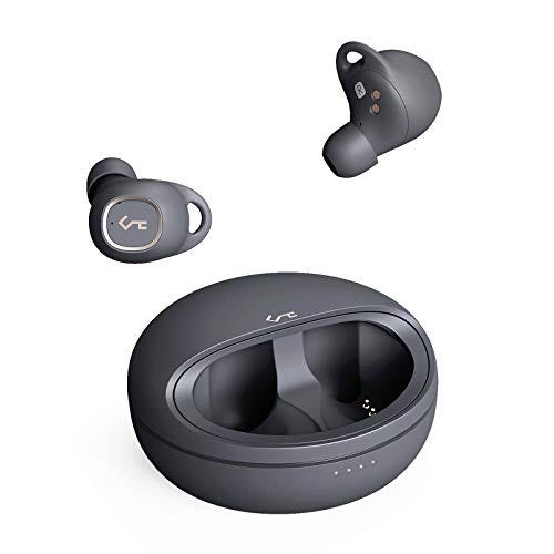 AUKEY True Wireless Earbuds, Bluetooth 5 Sport Headphones, HiFi Stereo Sound, Integrated Microphone, Touch Control, 28H Playtime, Wireless & USB-C Charging Box, IPX5 Waterproof