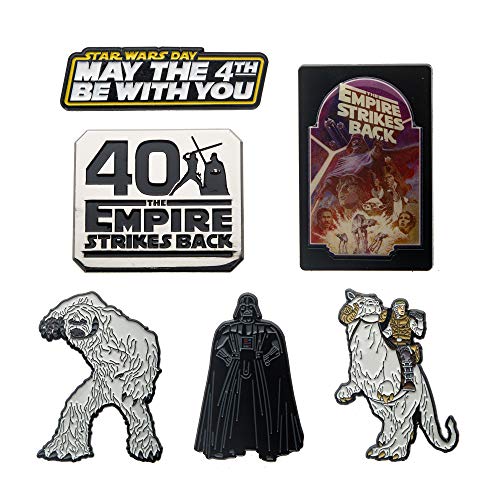 Star Wars: The Empire Strikes Back 40th Anniversary Enamel 6 Pin Set (Amazon Exclusive)