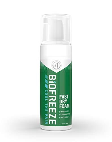 Biofreeze Foam, Relief, Fast Drying, Lightweight, and Powerful Topical Pain Reliever
