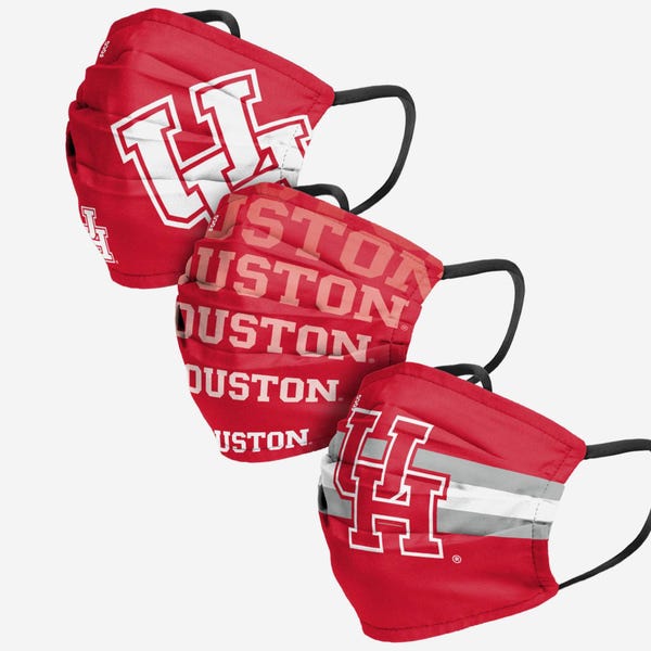 Houston Cougars Matchday 3 Pack Face Cover