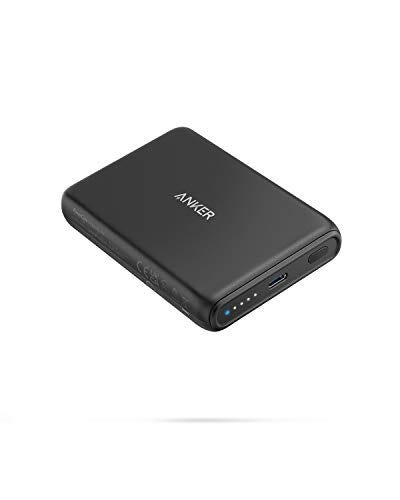 Anker Magnetic Wireless Portable Charger, PowerCore Magnetic 5K Wireless 5,000mAh Power Bank with USB-C Cable, Design for iPhone 12/12 Pro / 12 Pro Max / 12 Mini