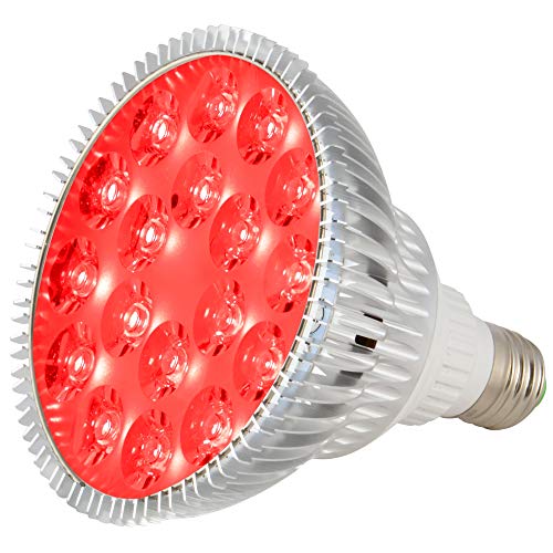 ABI LED Light Bulb for Red Light Therapy, 660nm Deep Red, 54W Class