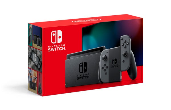 Switch Console with Gray Joy-Con