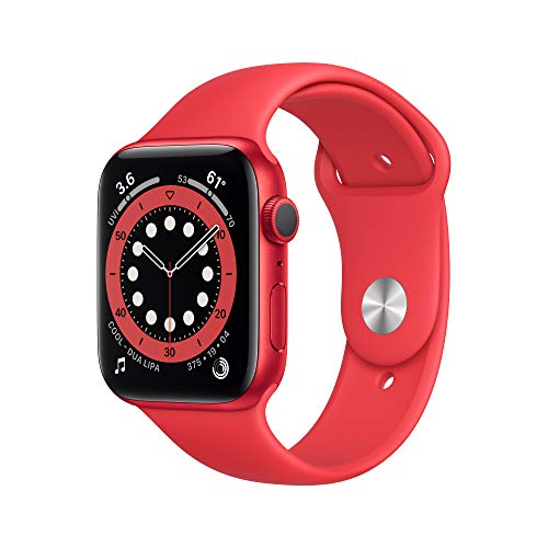 New Apple Watch Series 6 (GPS, 44mm) - (Product) RED - Aluminum Case with (Product) RED﻿ - Sport Band