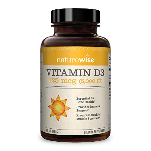NatureWise Vitamin D3 5000iu (125 mcg) 1 Year Supply 