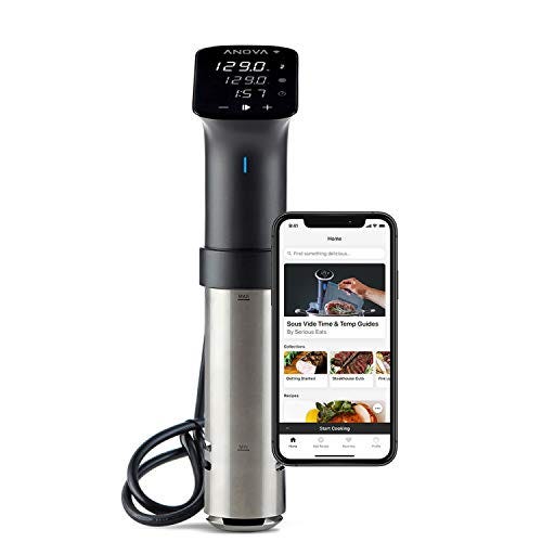 Anova Culinary | Sous Vide Precision Cooker Pro (WiFi) | 1200 Watts | All Metal | Anova App Included