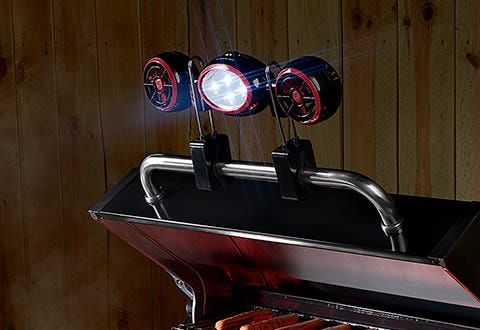 BBQ Grill Light and Fan