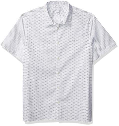 Men's Short Sleeve Button Down Stretch Cotton Shirt