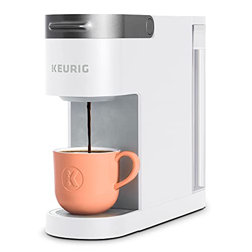 Keurig K-Slim Coffee Maker, Single Serve K-Cup Pod Coffee Brewer, 8 to 12 oz. Brew Sizes, White