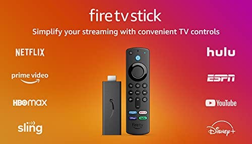 Fire TV Stick (3rd Gen) with Alexa Voice Remote (includes TV controls) | HD streaming device