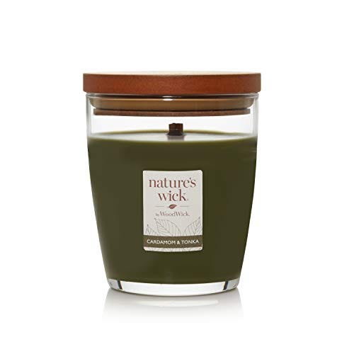 Nature's Wick Cardamom & Tonka Scented Candle, 10 ounces
