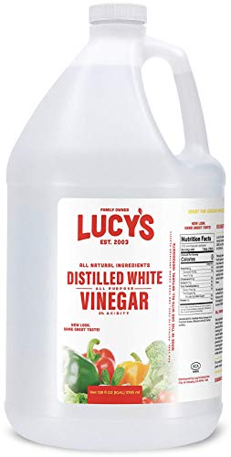 Lucy's Family Owned - Natural Distilled White Vinegar, 1 Gallon (128 oz) 