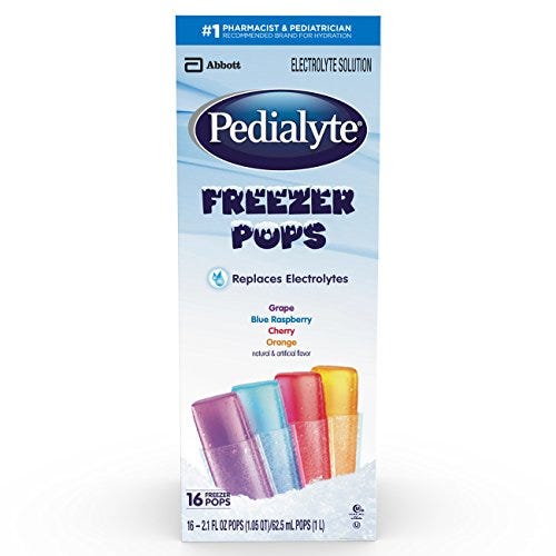 Pedialyte Electrolyte Solution Pops Variety