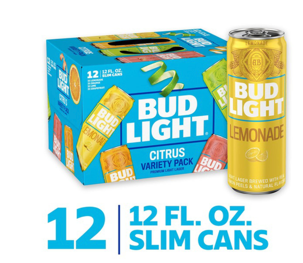 Bud Light Peels Beer Variety Pack-Lime, Lemonade & Orange
Bud Light Peels Beer Variety Pack-Lime, Lemonade & Orange