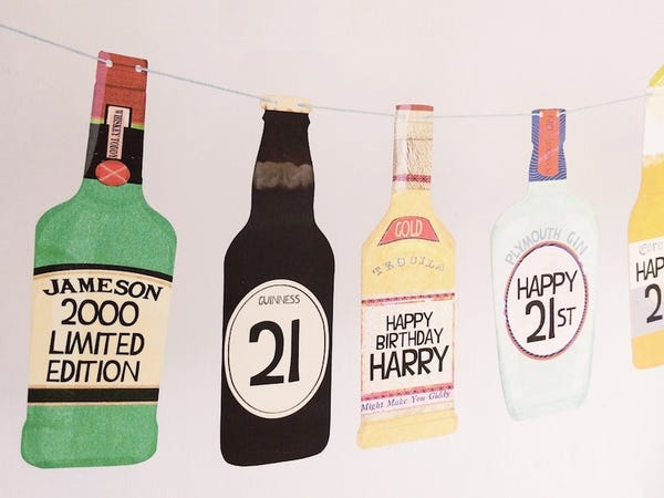 21st Birthday Decorations for him or her