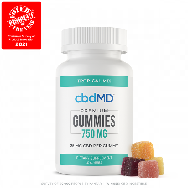 CBD Gummies 750 mg - 30 Count