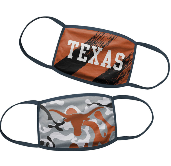 University of Texas Face Masks, 2-Pack 