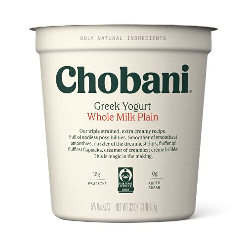 Chobani® Whole Milk Plain Greek Yogurt 32oz
