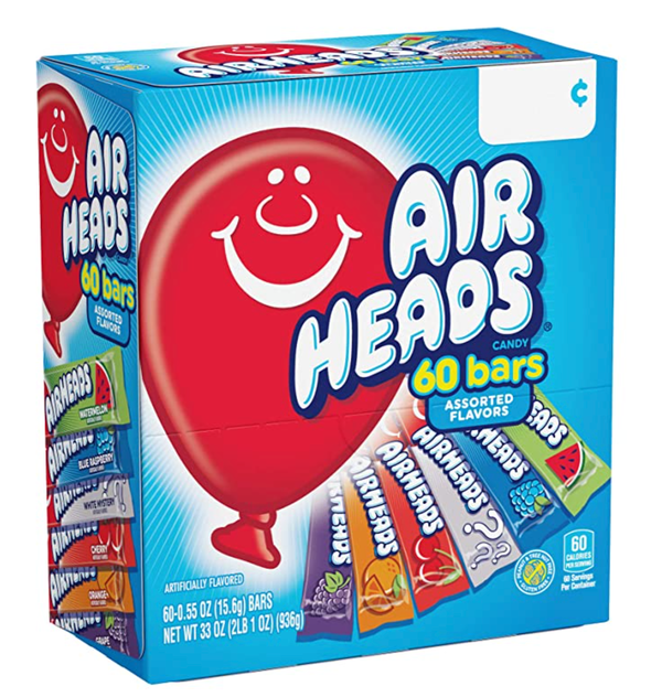 Airhead Candy Bars - 60 Bars