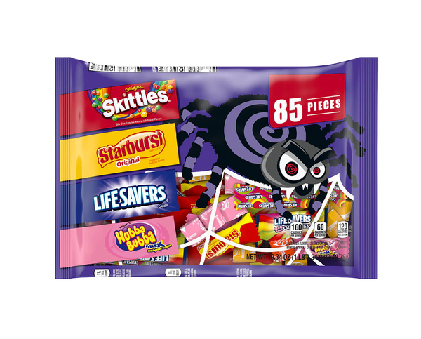 Skittles, Starburst, Live Savers & Hubba Bubba Bulk Halloween Candy