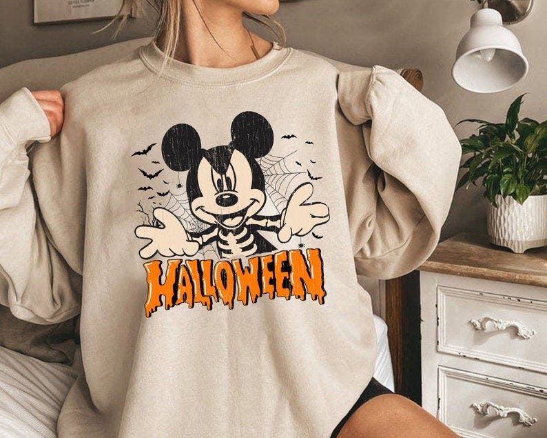 Retro Halloween sweaters you can order on Etsy to get in the