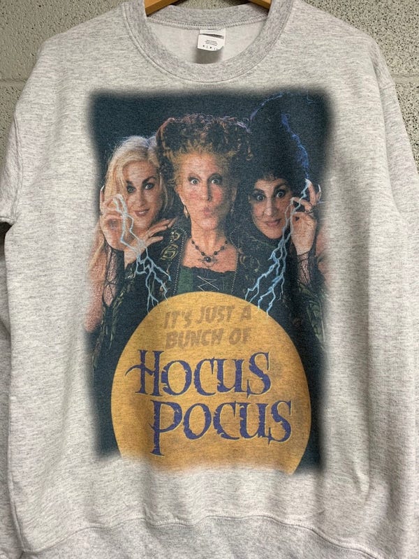 Just a Bunch of Hocus Pocus Sweatshirt Halloween sweatshirt | Etsy