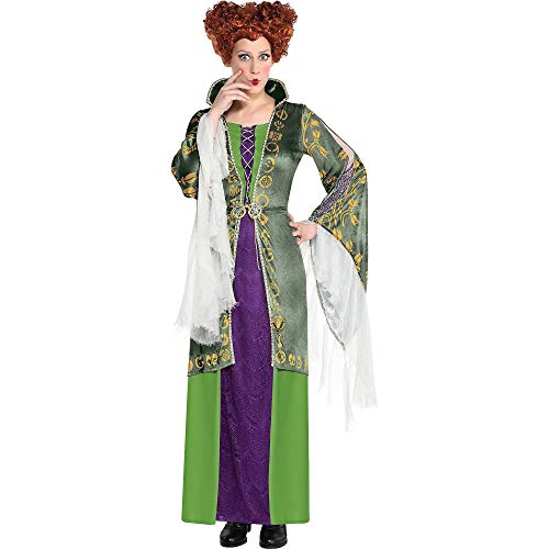 Hocus Pocus Winifred Sanderson Halloween Costume with Attached Coat