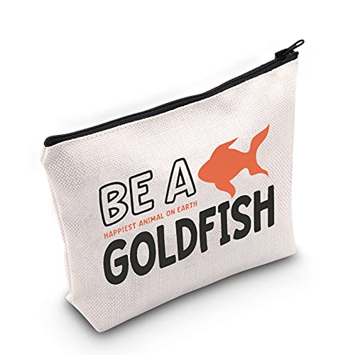 TOBGBE TV Show Gift Be a Goldfish Makeup Bag 