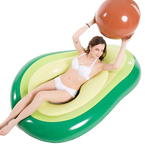 Jasonwell Inflatable Avocado Pool Float