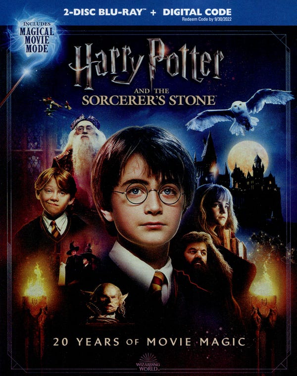 ‘Sorcerer’s Stone’ 20th Anniversary Blu-ray