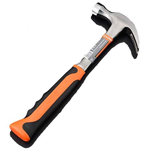 Edward Tools Harden Forged One Piece Steel Claw Hammer
