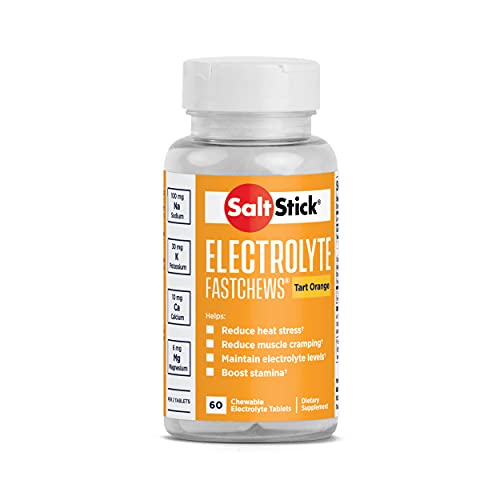 SaltStick Fastchews, Electrolyte Replacement Tablets for Rehydration, Exercise, Hiking & Sports Recovery