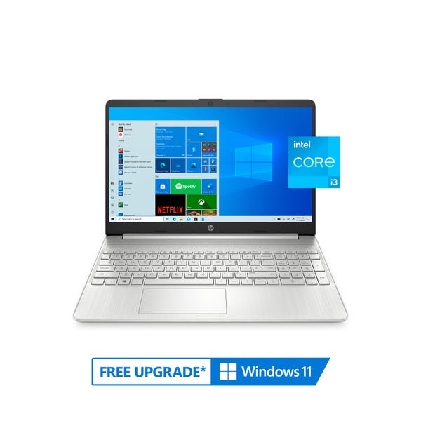 HP 15.6" Laptop, Intel Core i3-1115G4, 8GB RAM, 256GB SSD, Windows 10 Home