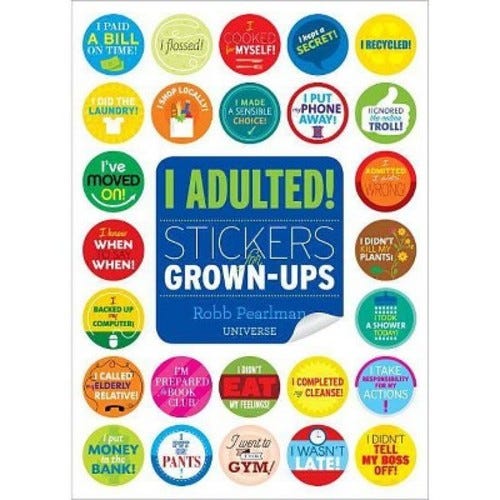 I have grown up!  - adult stickers