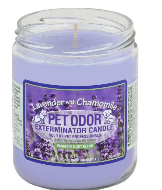 Pet Odor Exterminator Lavender & Chamomile Deodorizing Candle